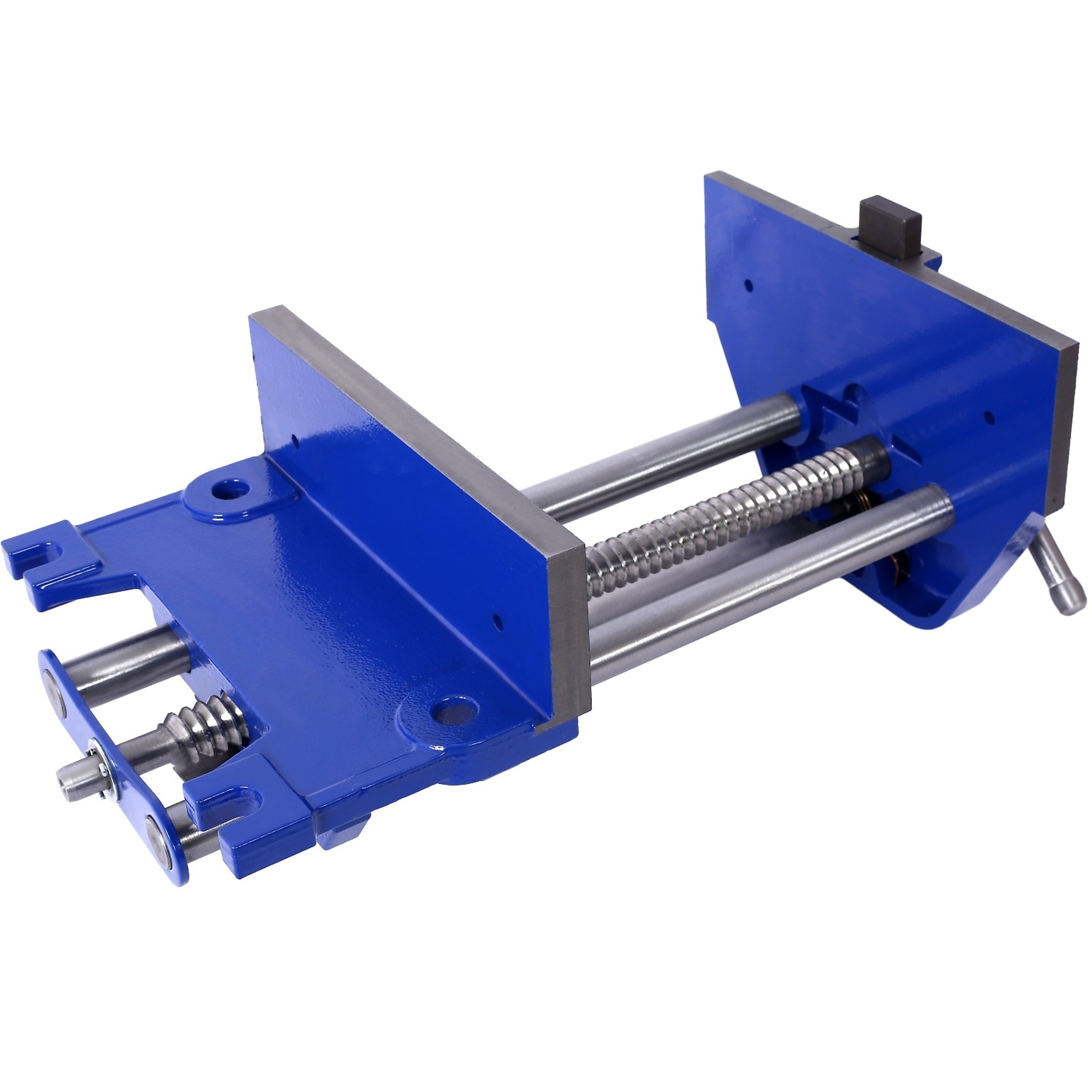 BlackTeck Heavy-Duty Cast Iron Woodworking Vise — 9in., Rapid Action, Blue, Model# N2-183308